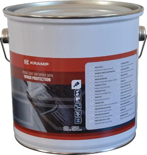 Impregnat do drewna żelowy Kramp, zielony  2,5 l 017126665258KR - Intertraktor