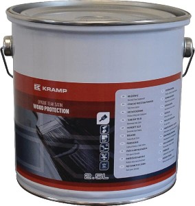 Impregnat do drewna żelowy Kramp, teak 2,5 l 017126661258KR