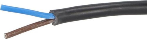 Przewód elektryczny 2x1mm² czarny PCW na metry Helukabel H05VVF2X1BK - Intertraktor