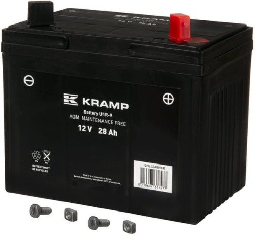 Akumulator 12V 28Ah 300A AGM Kramp 12N243AGMKR - Intertraktor