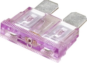 Bezpiecznik płaski, 32V 3A L=18.8 mm fioletowy iMaXX SI20160