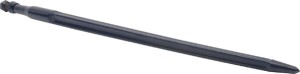 Ząb ładowacza, prosty, profil gwiazda 35x820 mm końcówka szpiczasta z nakrętką M22x1.5 czarny gopart FT484326GP