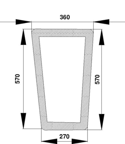 Szyba przednia, dolna 816810040060N - Intertraktor
