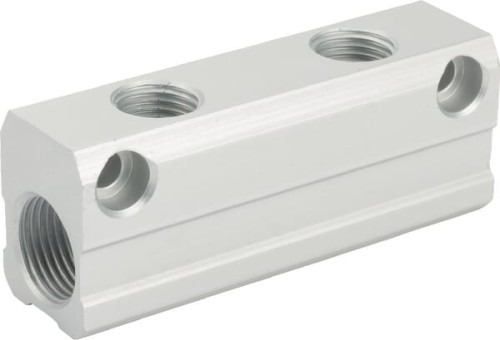 Blok rozdzielający 2 porty 3/8"-1/4" MFB38142 - Intertraktor
