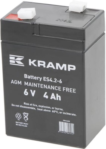 Akumulator 6V 4Ah zamknięty Kramp SBA46KR - Intertraktor