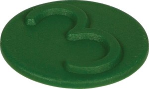 Klips znakujący pokrywy szybkozłącza, zielony (3) SKV9FCL3GREEN