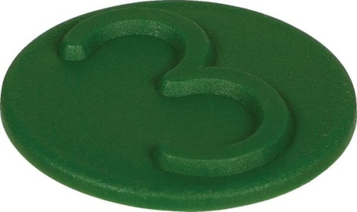 Klips znakujący pokrywy szybkozłącza, zielony (3) SKV9FCL3GREEN - Intertraktor