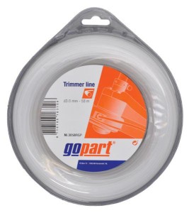 Żyłka tnąca Ø 2.4mm 90m okrągła biała gopart NL2490RGP