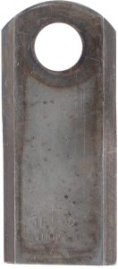 Nożyk kosiarki rotacyjnej prawy 116x48x4 mm otwór Ø 20.50 mm okrągły pasuje do Kuhn K6804720KR