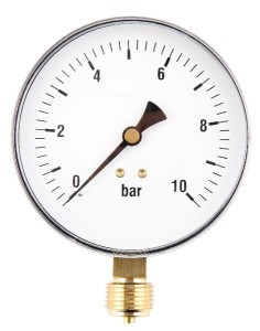 Manometr ø100 mm 0-10 bar przyłącze dolne 1/2" MA10010L08ST