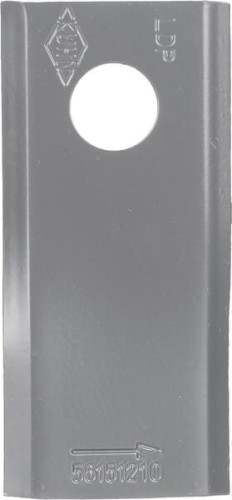 Nożyk kosiarki rotacyjnej lewy 95x45x3.5 mm otwór Ø 16.25 mm okrągły pasuje do Kuhn 25 szt. 56151210 - Intertraktor