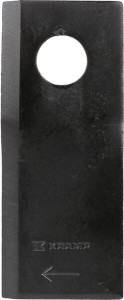 Nożyk kosiarki rotacyjnej prawy 115x48x4 mm otwór Ø 19 mm okrągły pasuje do Claas 25 szt. 0009520420KR