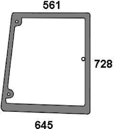 Szyba boczna D6721A - Intertraktor