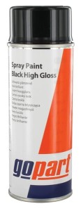 Lakier gopart, czarny połysk 400 ml 900504GP