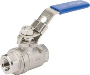 Zawór kulowy stal szlachetna 2xGW 1/4" BVS14FSS