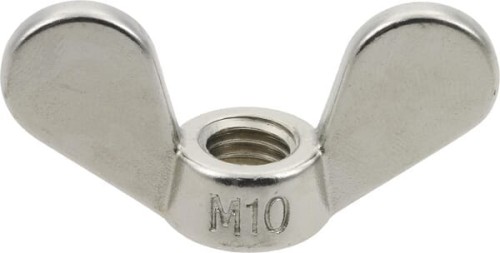Nakrętka skrzydełkowa A2 Kramp, M10 31510RVSDINP010 - Intertraktor