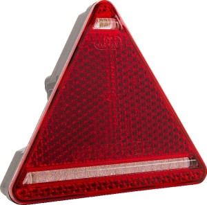 Lampa tylna zespolona LED, lewa, trójkątna, 12/24V 5-pinowa Kramp LA40028