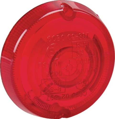 Klosz lampy, czerwony, okrągły tylny/lewy/prawy Cobo 0289710101 - Intertraktor