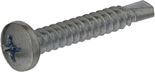 Wkręt samowiercący 4.2x25 mm PH2 z łbem soczewkowym, stal szlachetna, DIN7504 Kramp 7504N4225RVSP100 - Intertraktor