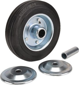 Koło metalowo gumowe z tulejką 160 mm 81160GP