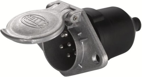 Gniazdo metalowe 7-biegunowe, zacisk listwowy 8JB003833011 - Intertraktor