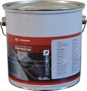 Impregnat do drewna żelowy Kramp, biały antyczny 2,5 l 017193132258KR
