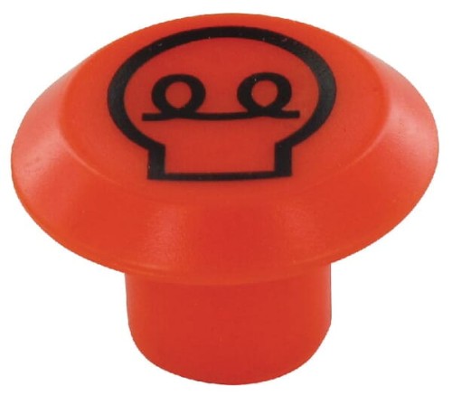 Symbol przełącznika, Start, okrągły, żółty 11326140PN - Intertraktor