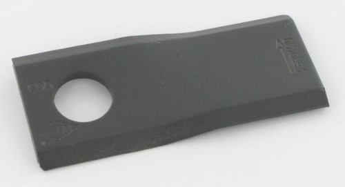 Nożyk kosiarki rotacyjnej lewy 105x48x4.3 mm otwór Ø 20 mm okrągły pasuje do Kuhn K6801410 - Intertraktor