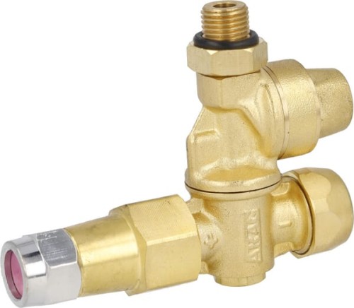 Korpus mosiężny podwójny z głowicą nastawną, dysze H1,2 P.1,5 F20003 - Intertraktor