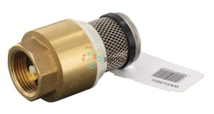Zawór zwrotny mosiądz z sitkiem V2A gwint wew. 3/4" WK51302L
