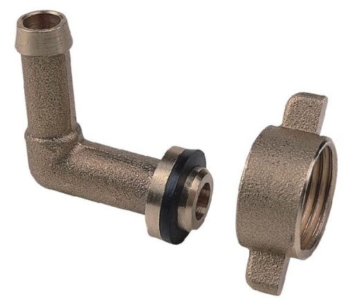 Zł.kąt. 90° 10 mm z nakr. 1/2" 006520 - Intertraktor