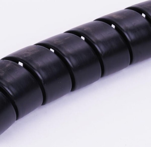 Osłona spiralna węża typ KBV czarna Safeplast, 66-80 mm KBV65Z - Intertraktor