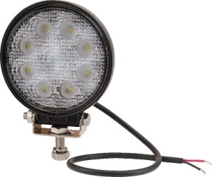 Lampa robocza LED, okrągła, 24W 1920 lm 10/30V światło rozproszone 8 LED Kramp LA10025