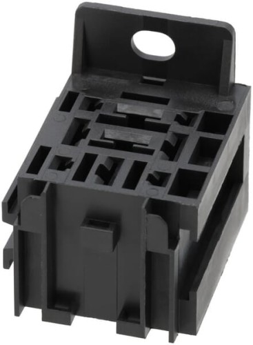 Gniazdo miniprzekaźnika z uchwytem, 5x6.3 mm + 4x2.8 mm, z gniazdem przedłużającym RL990451 - Intertraktor
