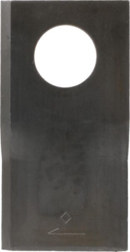 Nożyk kosiarki rotacyjnej prawy 94x48x3 mm otwór Ø 23 mm okrągły pasuje do Mörtl 25 szt. T673RKR - Intertraktor