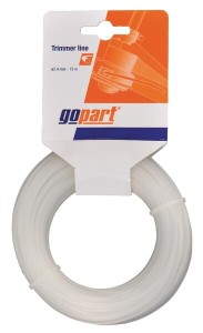 Żyłka tnąca Ø 3.3mm 15m okrągła biała gopart NL3315RGP