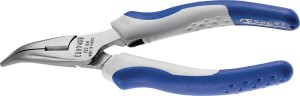 Szczypce wydłużone wygięte 200 mm E080410