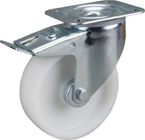 Koła skrętne z poliamidu 125 mm 3477UOJ125P62 - Intertraktor