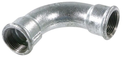 Kształtka rurowa nr 2 kolano 90° gwint wew./ gwint wew. ocynk, 3/4" FG234 - Intertraktor