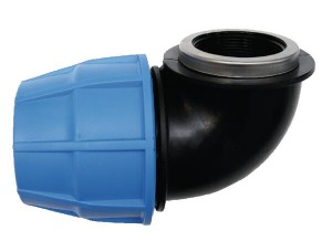 Kątowa złączka polietylenowa gwint wew.xPE Supreme S16, 63x2¼" AL10110163114