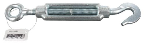 Śruba rzymska nakrętka otwarta odlew ucho-hak ocynk, M16 148016HGL - Intertraktor