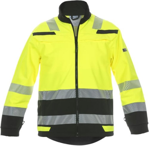 Kurtka Softshell, żółty-czarny, rozmiar S, Trendy High Visible Line, Hydrowear 04025985YBS - Intertraktor