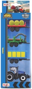 Zestaw miniatur maszyn rolniczych New Holland 4 szt. MA12563N
