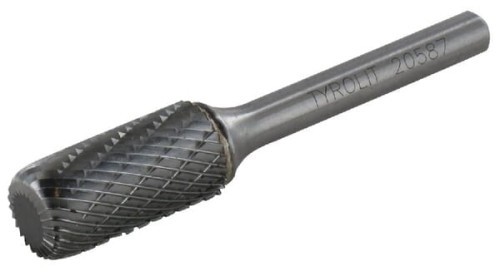 Frez trzpieniowy z węglika spiekanego 52ZYA-R Tyrolit, 12 x 25-S6 x 70 20587 - Intertraktor