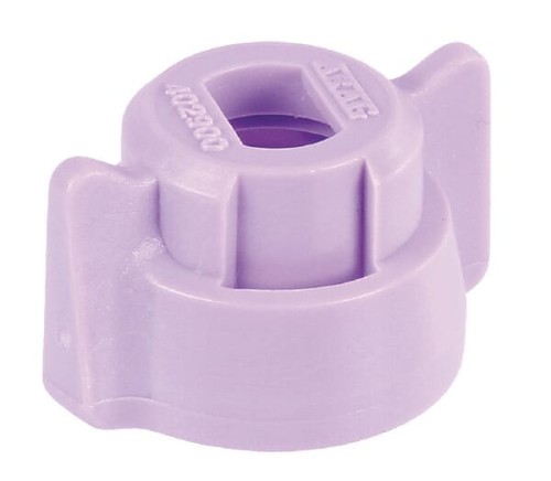 Pokrywka dyszy, bagnet, SW8, fioletowy, z uszczelką, 25 szt., Arag 40290013P025 - Intertraktor