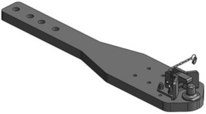 Płyta nośna zaczepu Pitonfix Case Magnum CVX 235-370 / NH T8.275-T8.420 009615995A02