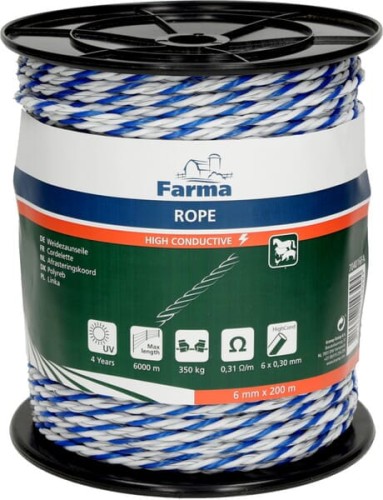 Linka ogrodzeniowa HighCond, 200m 6x0.30mm 704016FA - Intertraktor