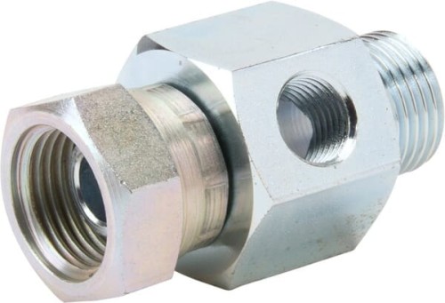 Złącze gwint zew./wew. 1/2" przyłącze manometru x 1/4" BSP VNBW08M04 - Intertraktor