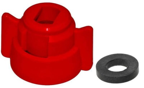 Pokrywka dyszy, bagnet, SW8, czerwony, z uszczelką, 25 szt., Geoline 8253000P025 - Intertraktor
