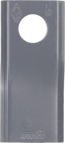 Nożyk kosiarki rotacyjnej prawy 105x48x4 mm otwór Ø 19 mm okrągły pasuje do Claas 25 szt. 0009492411KR - Intertraktor
